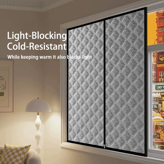 Kälte- & Wärmeschutzvorhang mit Reißverschluss – Schallschutz, Sonnenschutz & einfache Anbringung