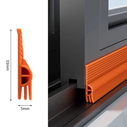 Wetterdichtungsband  – 3-lagiges Schallschutz-,Windschutz- und Kälteschutzband für Fenster & Türen