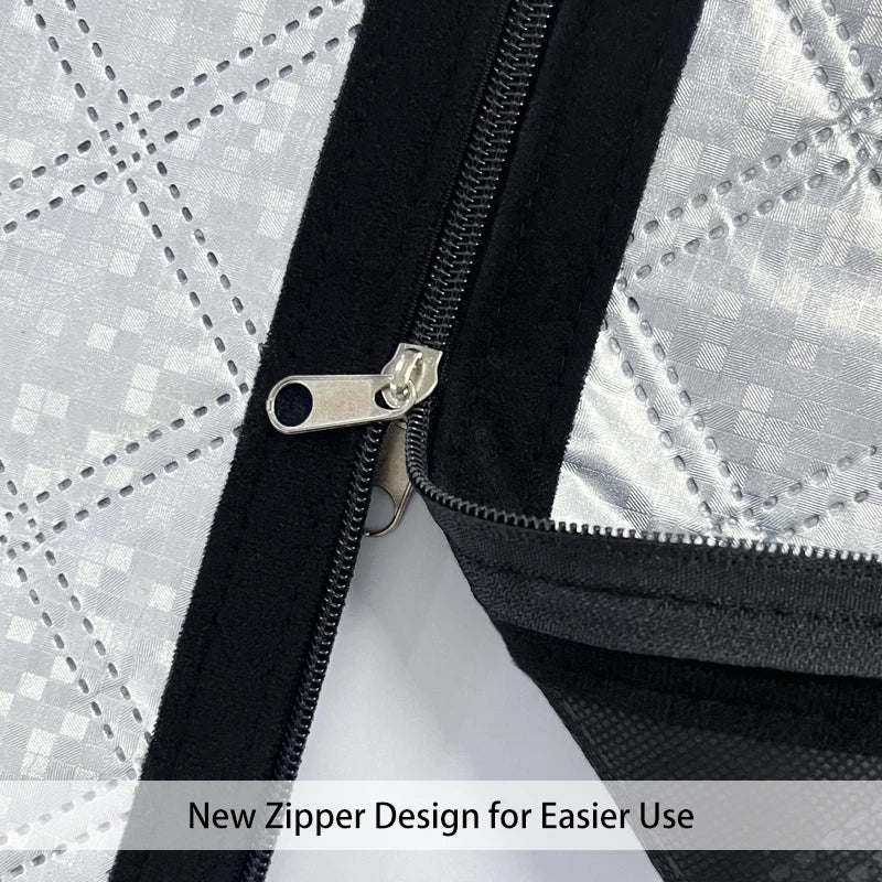 Kälte- & Wärmeschutzvorhang mit Reißverschluss – Schallschutz, Sonnenschutz & einfache Anbringung