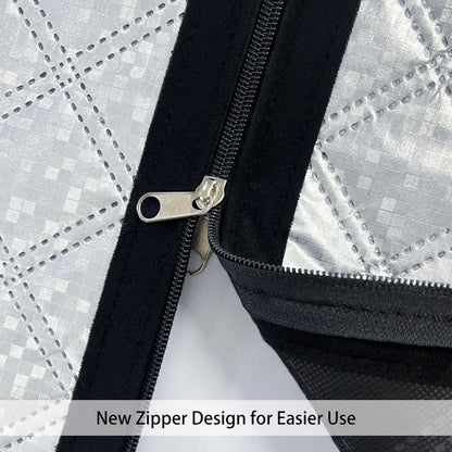 Kälte- & Wärmeschutzvorhang mit Reißverschluss – Schallschutz, Sonnenschutz & einfache Anbringung