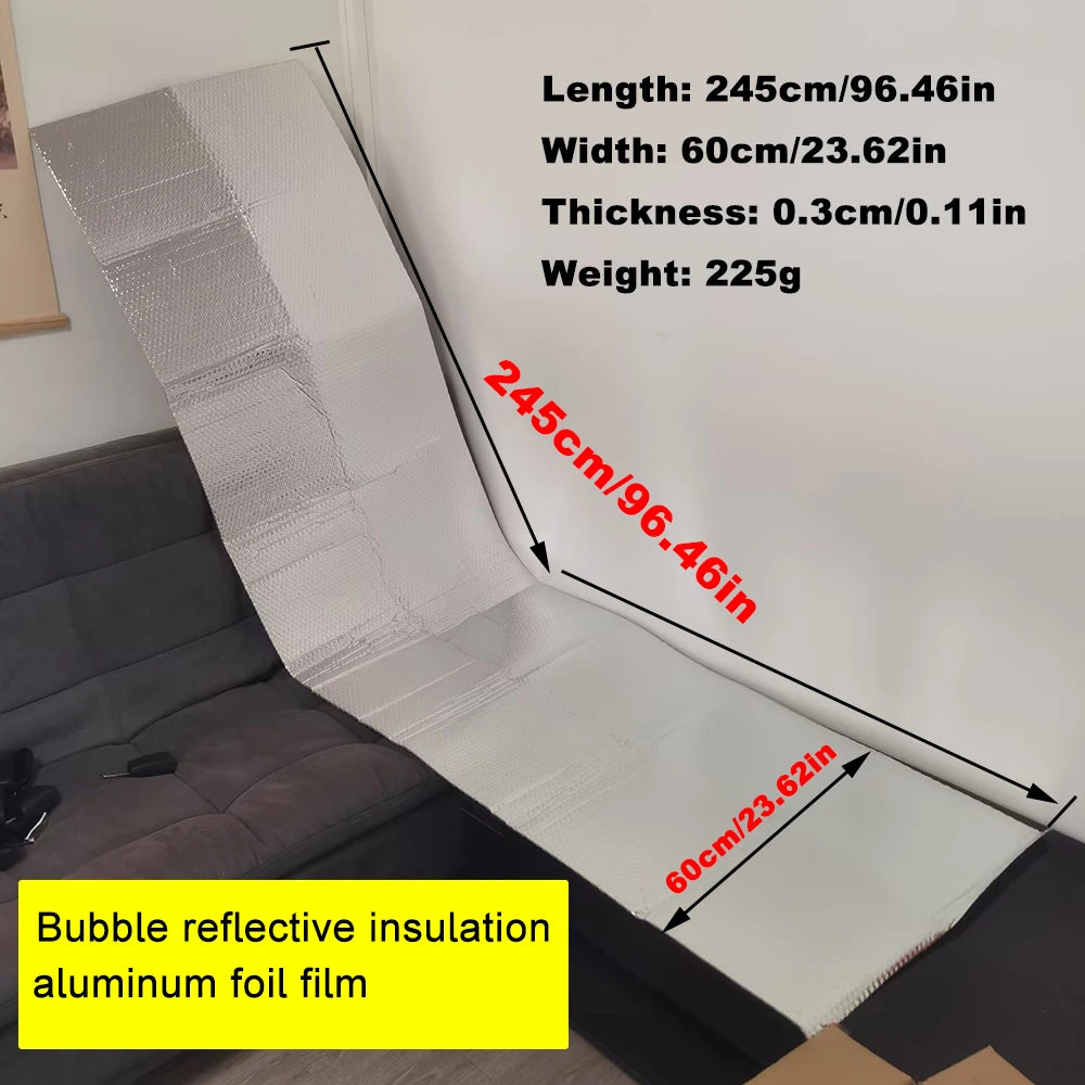 Wärmereflektierende Heizkörper-Reflexionsfolie – Aluminium Isolierfolie zur Energieeinsparung
