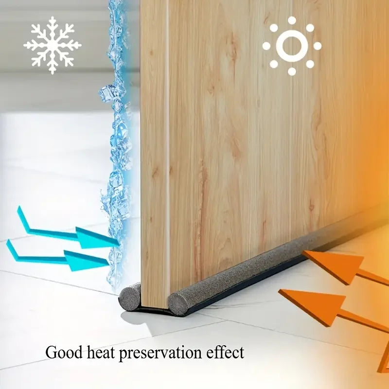 Untertür-Dichtleiste – Schallschutz, Windisolierung & wasserfeste Abdichtung aus Schaumstoff