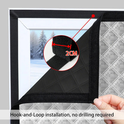 Kälte- & Wärmeschutzvorhang mit Reißverschluss – Schallschutz, Sonnenschutz & einfache Anbringung