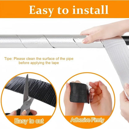 Wetterfestes Isolierband für Rohre – Glasfaser, flammhemmend, wasserdicht & langlebig