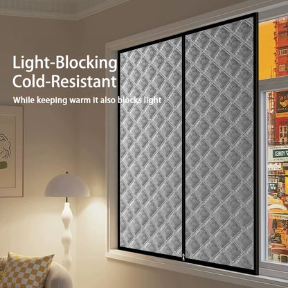 Kälte- & Wärmeschutzvorhang mit Reißverschluss – Schallschutz, Sonnenschutz & einfache Anbringung